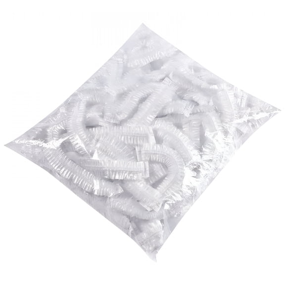 ACDANC 2026 New 100 Plastic Large Bowl Covers Elastic Reusable Restaurant Salad Bowl Covers Stretch Fresh Keeping Covers Kitchen Dining Cookware Canning Lids Food Fresh Keeping Bags Food Covers