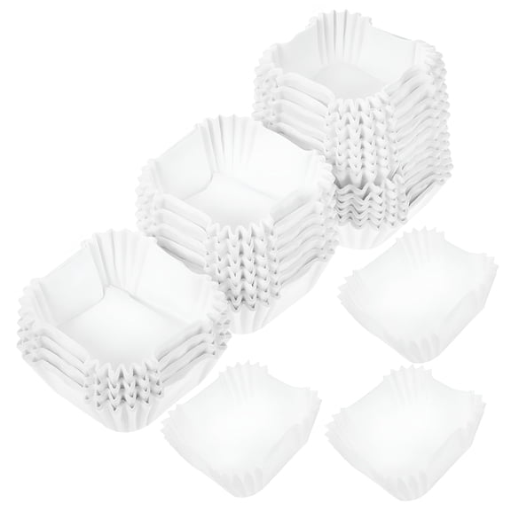 ACDANC 2026 New 1000Pcs Square Paper Cupcake Wrappers Cupcake Baking Liners Muffin Paper Wrappers for Baking, Cupcakes, Muffins, Parties, Dessert Displays, Events, Home Baking