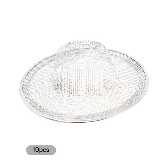 ACDANC 2026 New 10Pcs Mesh Sink Strainer,4.5"Diameter Stainless Steel Slop Basket Filter Trap Metal Kitchen Drain Hair Fits Most Sinks Bathroom Sinks Shower Drains