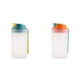 thumbnail image 1 of ACDANC 2026 New 11.8 Oz Single Layer Plastic Cup Protein Powder Shaker Shaker Bottles for Protein Shakes Portable Shaker Cups for Workout *2Pcs, 1 of 7