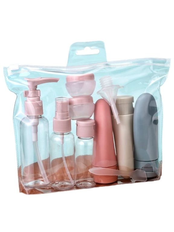 2026 New 11 Pcs Travel Size Toiletries,Leak-Proof and Space-Saving Convenience Travel Size Bottles,No Spills and No Mess Travel Size Toiletries Containers,Light