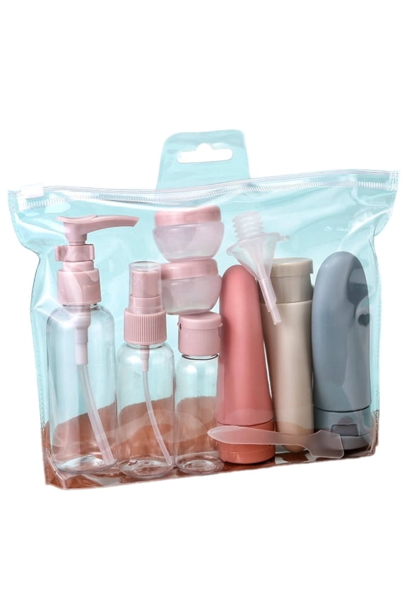 2026 New 11 Pcs Travel Size Toiletries,Leak-Proof and Space-Saving Convenience Travel Size Bottles,No Spills and No Mess Travel Size Toiletries Containers,Light