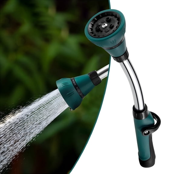 ACDANC 2026 New 15-Inch Telescoping 8-Pattern Watering Wand,Adjustable Flow for Garden Watering, Plant Irrigation, Lawn Care, Outdoor Plants