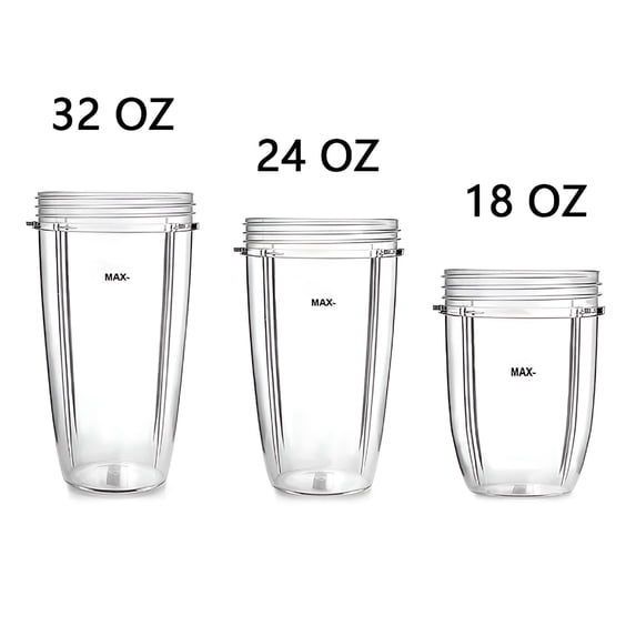 ACDANC 2026 New 18/24/32Oz Replacement Blender Cup Jar for 600W High-Speed Blender for Smoothies, Protein Shakes, Fruit Drinks, Kitchen, Home Use