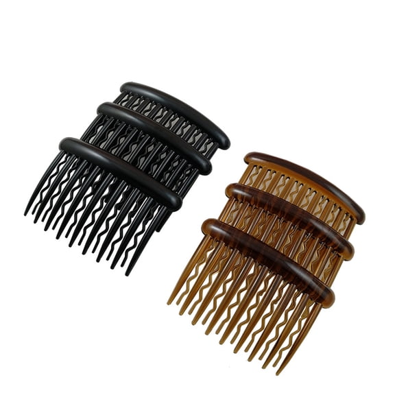 ACDANC 2026 New 18 Piece Plastic Hair Combs with Side Comb for Delicate Hair for Home, Salon, Travel, Daily