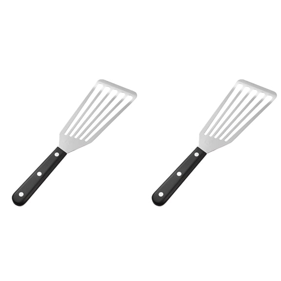 ACDANC 2026 New 2 Count Metal Spatula Cooking Spoon Barbecue Tools Slotted Turner Bbq Utensils for Grilling, Flipping, Cooking, Bbqs, Outdoor Parties, Kitchen Use.