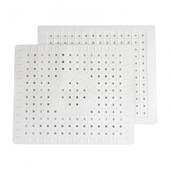 ACDANC 2026 New 2-Pack Food Grade Rubber Non-Slip Kitchen Sink Mats Easy to Clean Sink Protector Pads for Drain Basin Anti-Scratch Surface Protection and Dishwashing Safety