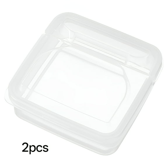 ACDANC 2026 New 2 Pack-Plastic Storage Containers with Lids Airtight Cold Cuts Cheese Deli Meat Saver Food Storage Container for Refrigerators,Freezer,Lunch Box Cookie Holder Meal Prep Container
