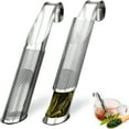 thumbnail image 1 of ACDANC 2026 New 2 Pack Tea Infusers,Extra Fine Mesh Tea Strainer for Loose Tea,Stainless Steel Long Handle Tea Steeper Diffuser for Leaf Tea,Coffee,Spices,Seasonings, 1 of 7
