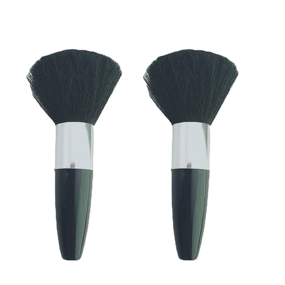 ACDANC 2026 New 2 Pcs Barber Brush Bullet Head Design Makeup Brush Soft Barber Salon Brush for Hair Styling Makeup Application Salon Use Grooming