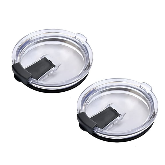 ACDANC 2026 New 2 Pcs Lid for Replacement Coffee Mugs Cover Thermal Heat Cap,For Travel,Home,Office,Black