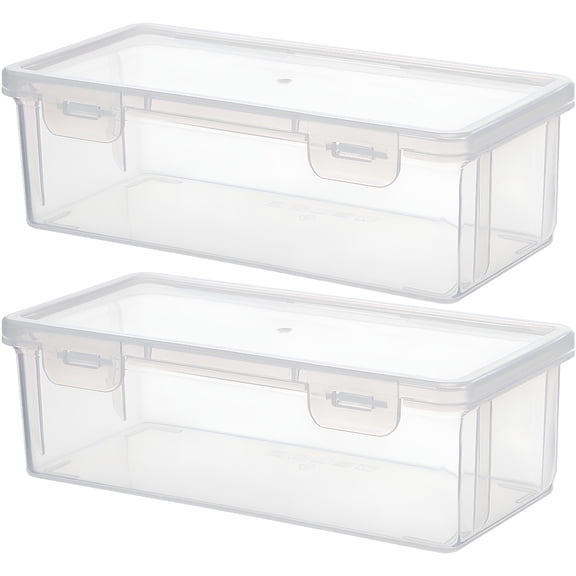 ACDANC 2026 New 2 Pcs Storage Loaf Bread Container Seasoning Tank Fridge Organizer for Kitchen,Pantry,Home,Restaurant