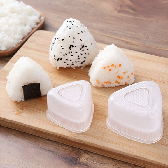 ACDANC 2026 New 2 Rice Ball Molds (Large + Small),Non Stick Rice Ball Maker,Bento Tool,Cake Molds for Baking Shapes, for Bento Boxes, Rice Ball Making, Food Shaping, Cake Decorating.