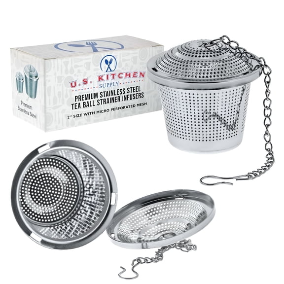 ACDANC 2026 New 2 Tea Infuser 2 Diameter Stainless Steel Single Cup Perfect Strainers for Loose Leaf Tea, Kitchen, Tea Time, Office, Dining Room, Gift