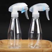ACDANC 200ml Clear Spray Bottle, Food Grade PET Refillable Atomizer, Fine Misting Mister for Plant Watering, Hairdressing, Home Cleaning, Gardening