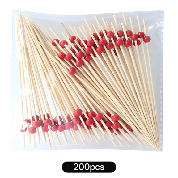 ACDANC 2026 New 200Pcs Cocktail Picks Fancy Cocktail Toothpicks for Cocktail Skewers for Wedding Party Toothpicks Food Picks for Appetizers (4.7") for Party,Bar,Home,Restaurant,Catering