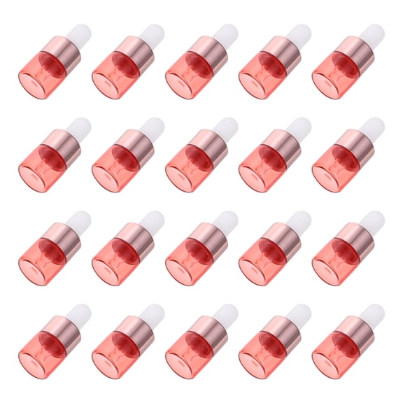 ACDANC 2026 New 20Pcs Glass Dropper Bottles Essential Oil Dropping Bottles Travel Size Portable Droplet Bottles(1Ml)For Essential Oils,Perfumes,Cosmetics,Sample Storage,Diy Projects