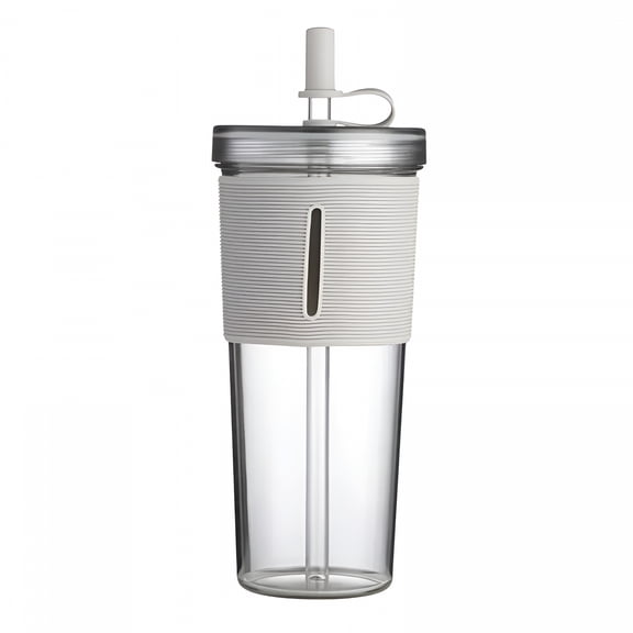 ACDANC 2026 New 23.67Oz Acrylic Travel Tumbler with Lid and Straw Insulated Double Wall Plastic Reusable Cups Clear Tumblers with Lids and Straws for Travel,Home,Office,Gym