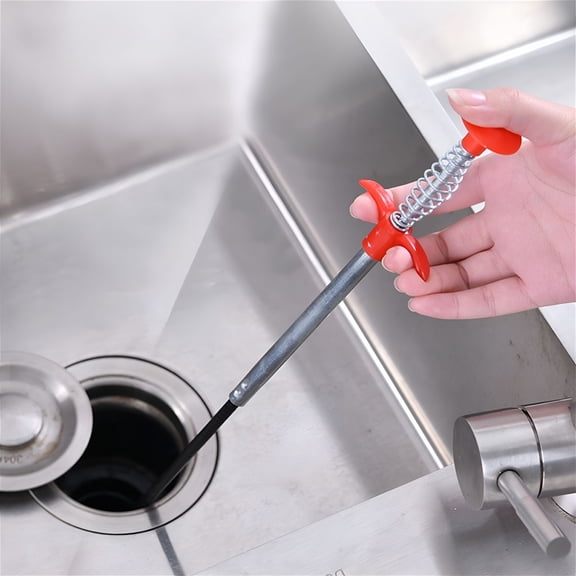 ACDANC 2026 New 24/36/63/79/118In Snake Drain Hair Removal Tool-Drain Snake Sink Drain Cleaner for Toilet Sewer Shower Kitchen Bathroom Tub,Clogged Drains Cleaning Tool,Flexible Grabber Pick Up Tool