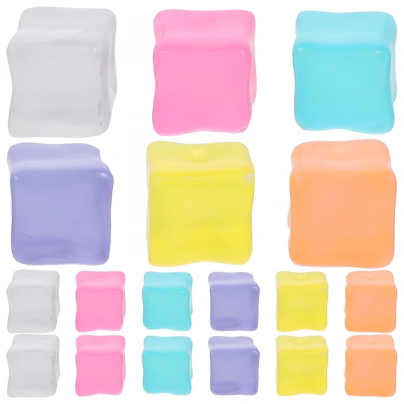 ACDANC 2026 New 25Pcs Reusable and Washable Ice Cubes Acrylic Ice Cubes Reusable Ice Block 0.67X0.67X0.67In for Beverages,Cocktails,Party Drinks,Iced Coffee,Cooling,Reusable Ice Alternative.