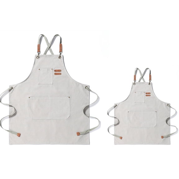 TELOLY 2Pcs Adjustable Back Straps Chef Apron,Style20 for Grilling