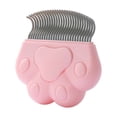 thumbnail image 1 of ACDANC 2026 New 2Pcs Cat Brush Dual Function of Cleaning and Grooming Dog Brush Suitable for All Cats Cat Paw Massage Design Cat Stuff Pink for Daily Grooming Fur Care Pet Massage Home Travel., 1 of 7
