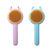 ACDANC 2026 New 2Pcs Cat Brush,Pet Hair Removal Function Dog Brush,High-Strength Stainless Steel Material Tangle and Floating Hair Dual-Effect Design Cat Stuff,Orange