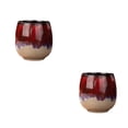 thumbnail image 1 of ACDANC 2026 New 2Pcs Coffee Cup Car Companion Coffee Cups Reusable Corrosion Resistant Stable Bottom Coffee Tumbler Red for Road Trips Commuting Outdoor Adventures Picnics Travel, 1 of 7