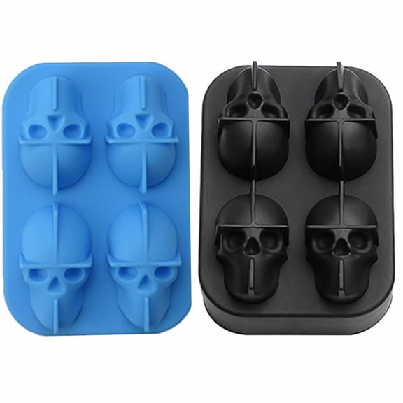 ACDANC 2026 New 2Pcs Ice Cube Premium Standard Material Tray Ice Moulds Low Temperature Resistant Tray Large Ice Cube for Home Kitchen Bar Combination C One Size