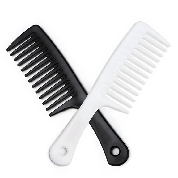 ACDANC 2026 New 2Pcs Large Wide Tooth Comb, Shower Smooth Hair Comb for Wet Curly Hair, Sturdy Hair Brush Styling Tools Wide Tooth Comb for Curly Hair