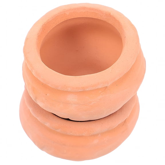 ACDANC 2026 New 2Pcs Mini Terracotta Clay Flower Pots Tiny Cactus Pots Small Succulent Planter Nursery Plant Pot for Home