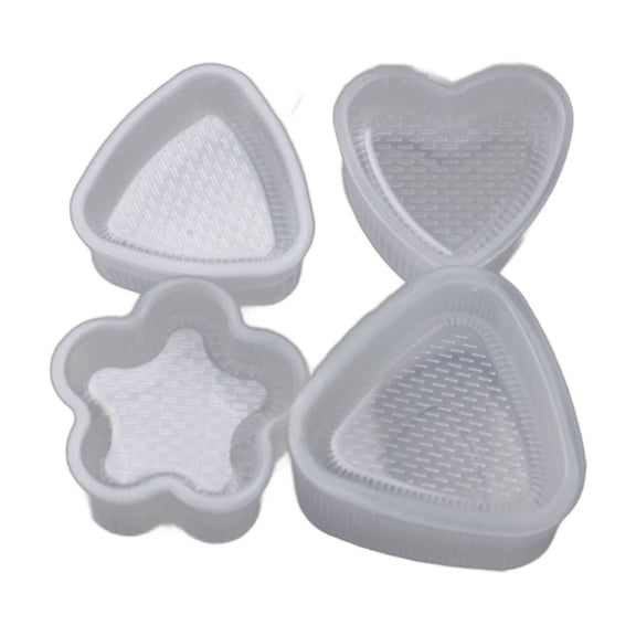 ACDANC 2026 New 2Pcs Onigiri Mold Meticulous Workmanship Rice Ball Mold Easy to Learn Sushi Making Sushi Maker Style 8 for Sushi Home Cooking Lunch Boxes Party Japanese Cuisine