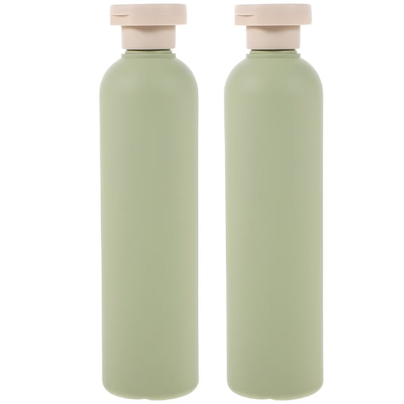 ACDANC 2026 New 2Pcs Refillable Squeeze Bottles with Flip Cap for Travel (260Ml) for Toiletries, Shampoo, Conditioner, Body Wash, Cosmetics, Travel Accessories, Gym Use, Home Organization