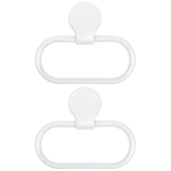ACDANC 2026 New 2Pcs Towel Ring Hand Towel Holder Counter Towel Holder Towel Shelf for Bathroom for Bathroom, Shower, Sink, Towel Organization, Home, Guest Room, Space-Saving.