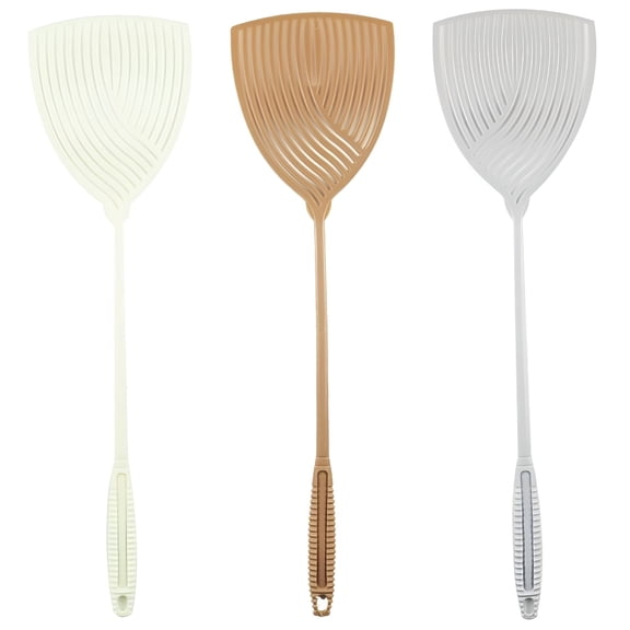 ACDANC 2026 New 3 Pack Fly Swatters Heavy Duty,Jumbo Long Handle Fly Swat Shatter Bulk,Large Bug Swatter That Work for Kitchen, Bedroom, Patio, Office