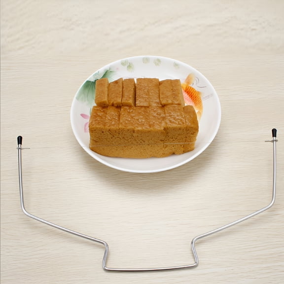 ACDANC 2026 New 3 Pcs Stainless Steel Wire Cake Leveler & Pizza Dough Cutter Tool Pie Crust Cutter- 32X16Cm Baking Pastry Slicer for Even Layers,Homemade Pies,Bread,Professional & Home Bakers