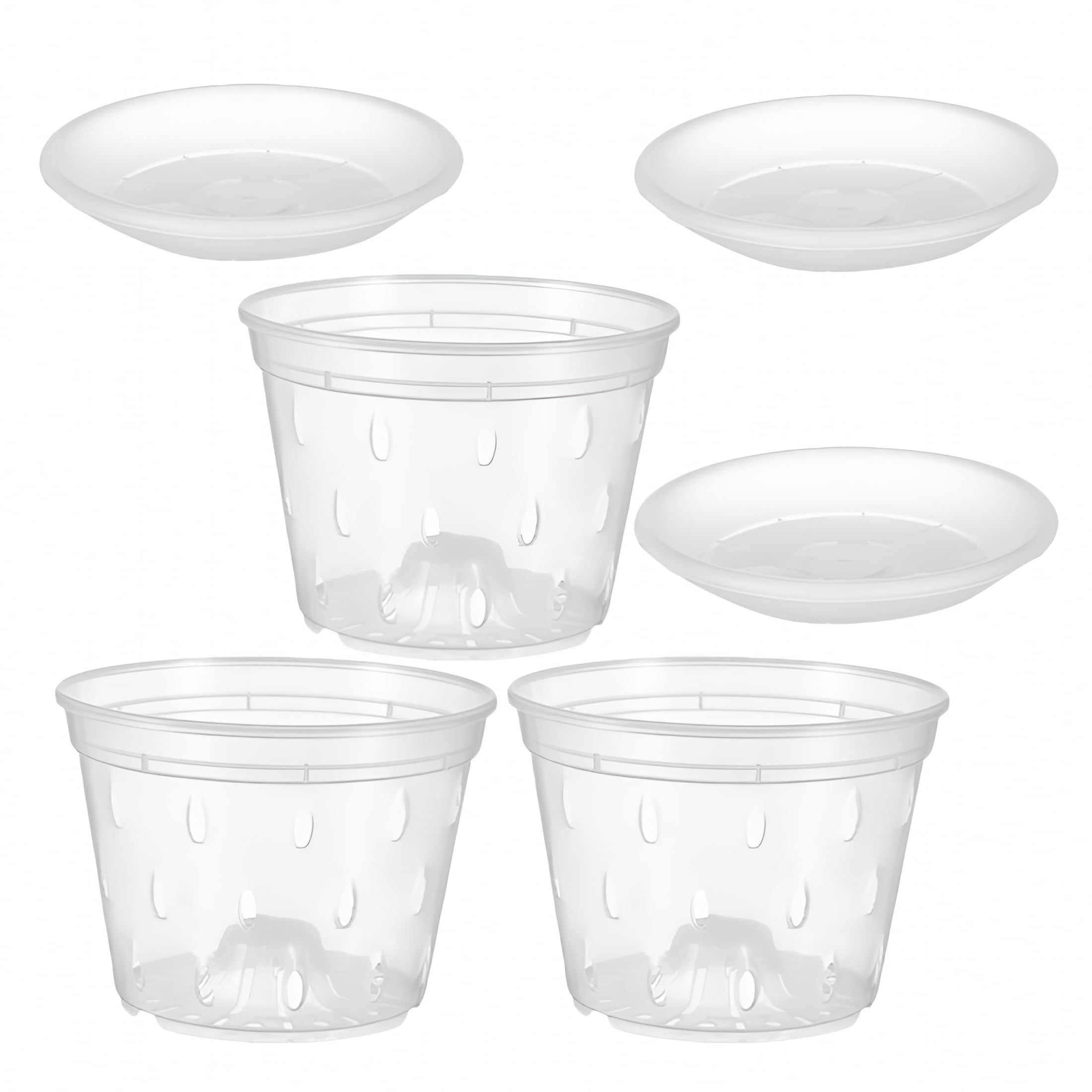 ACDANC 2026 New 3 Sets Phalaenopsis Flower Pot Clear Plant Pots with ...