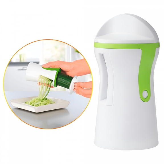 ACDANC 2026 New 3 in 1 Spiral Slicer with Rotating Slice Cutter for Vegetable for Kitchen,Home,Camping,Salad Prep