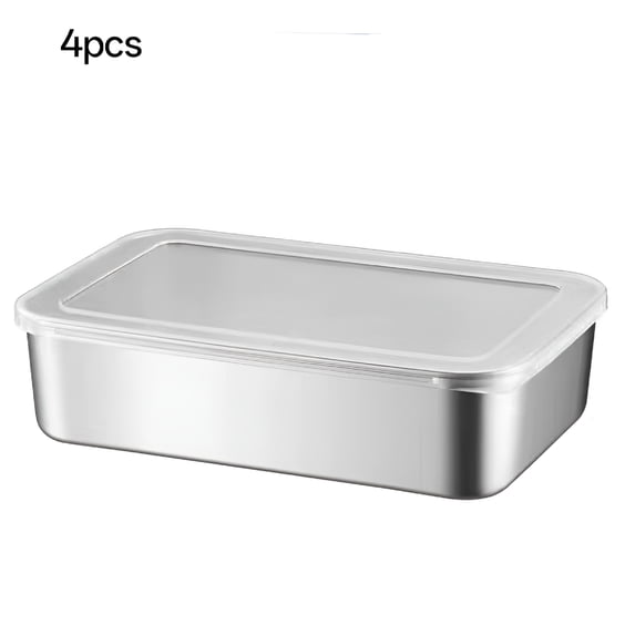 Stackable Stainless Container ACDANC 2026 New 304 Stainless Steel Food Storage Container with Lids ...