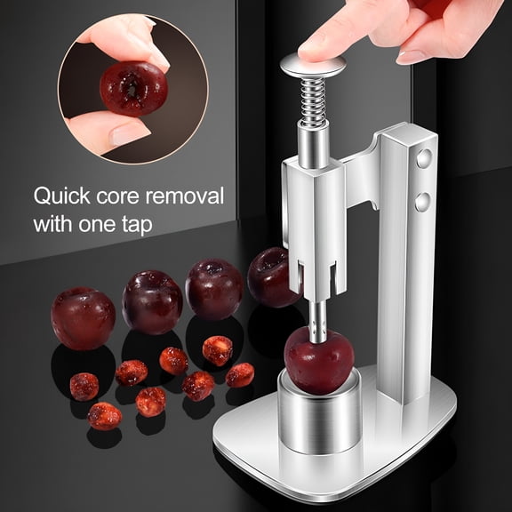 ACDANC 2026 New 304 Stainless Steel Multi-Fruit Core Separator ToolErgonomic Cherry Pitter,Olive Date Seed Remover,Rust-Proof Design for Effortless Grape,Plum,Small Fruit Decoring