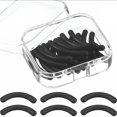 thumbnail image 1 of ACDANC 2026 New 30Pcs Eyelash Curler Refill Pads - Silicone Rubber Universal Eye Lash Curler Replacement with Clear Storage Box (Black), 1 of 7