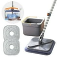 thumbnail image 1 of ACDANC 2026 New 360 Degree Rotating Square Mop Bucket Set with Self Separation - System Retractable Handle Wet Dry Microfiber Cleaning Mop, 1 of 7