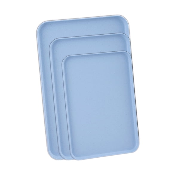 ACDANC 2026 New 3Pcs Baking Sheets,Non Stick Cookie Baking Sheet,Versatile Use Cake Pans for Cookies,Cakes,Bread,Roasting Blue