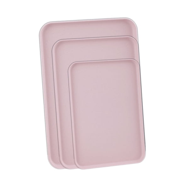 ACDANC 2026 New 3Pcs Baking Sheets,Non Stick Cookie Baking Sheet,Versatile Use Cake Pans for Cookies,Cakes,Bread,Roasting Pink