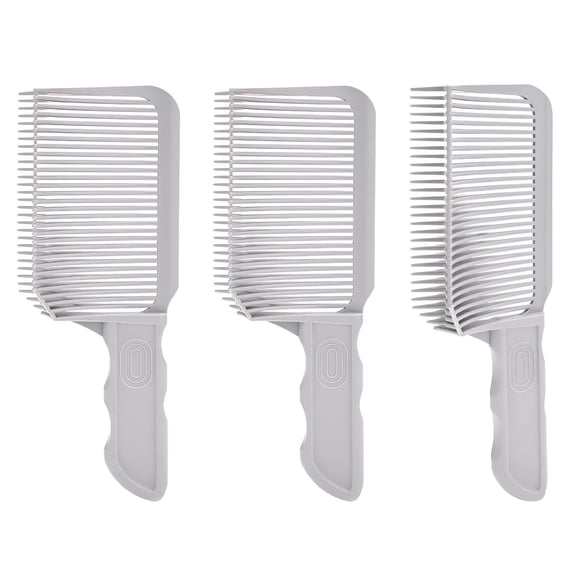 ACDANC 2026 New 3Pcs Curved Professional Barber Comb Haircut Fade Combs Professionally Curved Positioning Comb Gradienter Design Hair Cutting Comb with Ergonomic Design Comb for Barber at Home