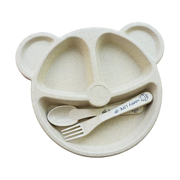 ACDANC 2026 New 3Pcs Forks Stainless Steel Bear Shaped Design Salad Forks Partitioned Design Pickle Fork Style for Salads Appetizers Desserts Parties Picnics Home Use.