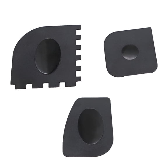 ACDANC 2026 New 3Pcs Plastic Grill Pan Scraper Griddle Scraper Tool Grill Scraper for Griddle Cleaner Grill Cleaning Cast Pan Scraper Cast Iron Scraper Cast Iron Cleaning Tool Kit Kitchen Scraper