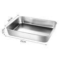 thumbnail image 1 of ACDANC 2026 New 3Pcs Stainless Steel Cat Litter Box Lid for Freshness Small Litter Box Flat Bottom Structure Steel Litter Box for Home Use Pet Care 312450Cm, 1 of 6