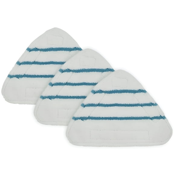 ACDANC 2026 New 3Pcs Steam Mop Replacement Pads Triangle Washable Cloth Cleaning Floor Microfiber Pad Steam Mop Fittings for Home Cleaning, Floors, Kitchen, Bathroom, Tile, Hardwood, Steam Mopping