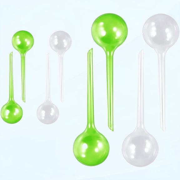 ACDANC 2026 New 4 Large + 4 Small Plant Watering Globes Self-Watering Globes Garden Watering Bulbs for Plants for Indoor Pots,Balcony Plants,Flowerbeds,Herb Gardens,Succulent Arrangements